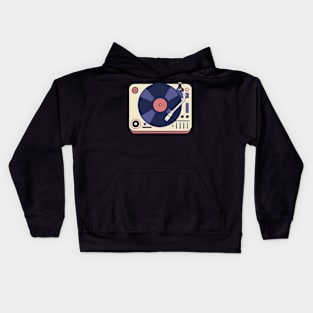 Music vintage rétro style Kids Hoodie